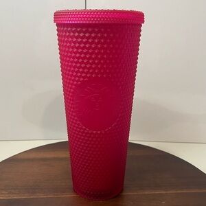 NWT Starbucks Ruby Red “Jelly” Studded Tumbler 24oz 2023 Mother’s Day (No Straw)
